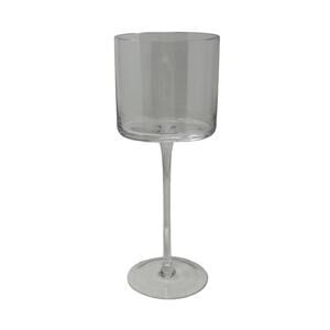 Calvin Klein Hampshire Red Wine Glass 8" Blown Glass Rare Discontinued